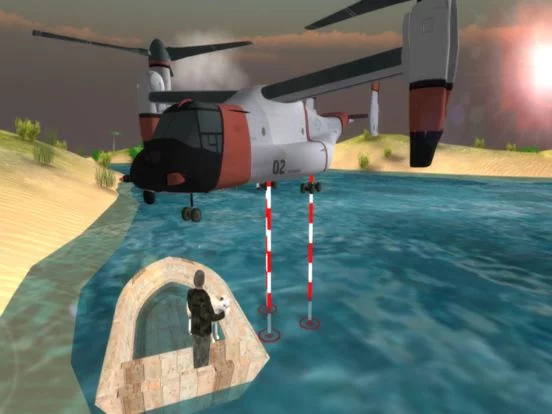 Изображение игры: Airplane Helicopter Osprey Rescue