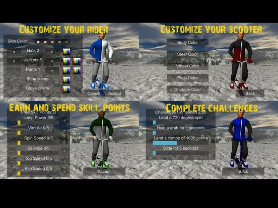 Изображение игры: Snowscooter Freestyle Mountain 3D