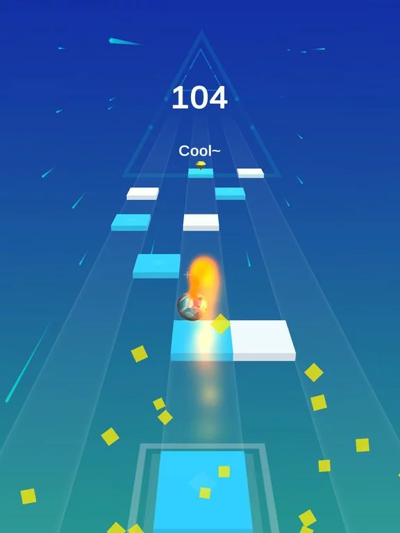 Изображение игры: Piano Ball: Music Dance Tiles