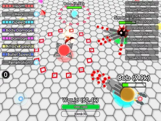Изображение игры: War.io Tanks !