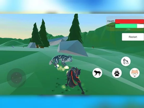 Изображение игры: Wild Wolf Simulator 3D