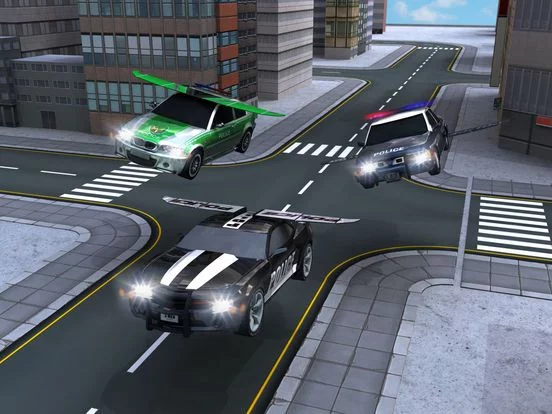Изображение игры: Free Police Car Flying 3D Simulator