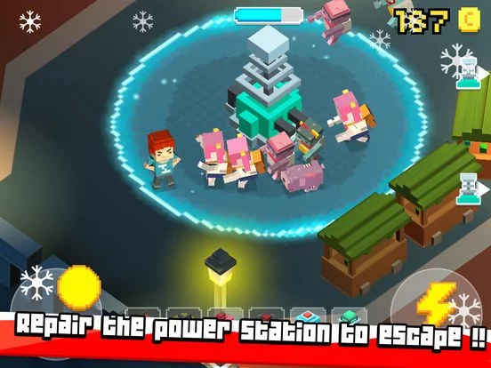 Изображение игры: Pixel Zombie Escape