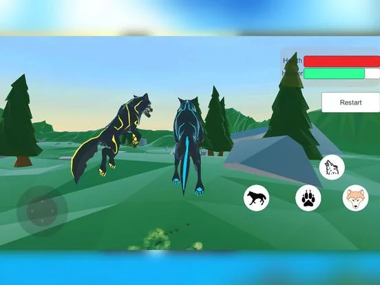 Изображение игры: Wild Wolf Simulator 3D