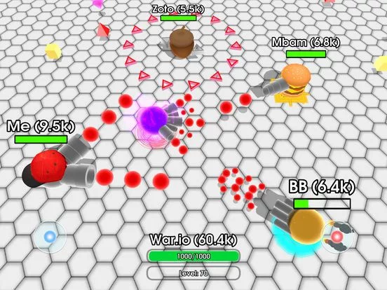 Изображение игры: War.io Tanks !