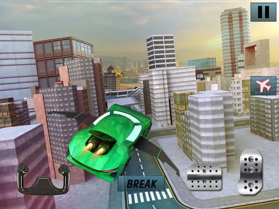 Изображение игры: Free Sports Flying Racing Car Simulator