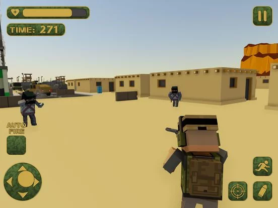 Изображение игры: Blocky Army Modern War Strike