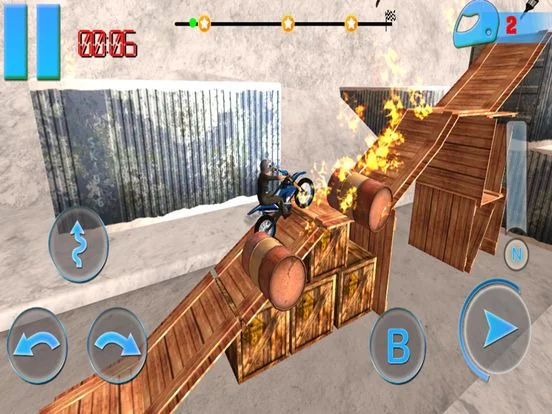 Изображение игры: Tricky Moto Stunt Top Rider