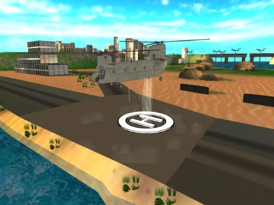 Изображение игры: Helicopter Pilot Flight Simulator 3D