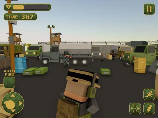 Изображение игры: Blocky Army Modern War Strike