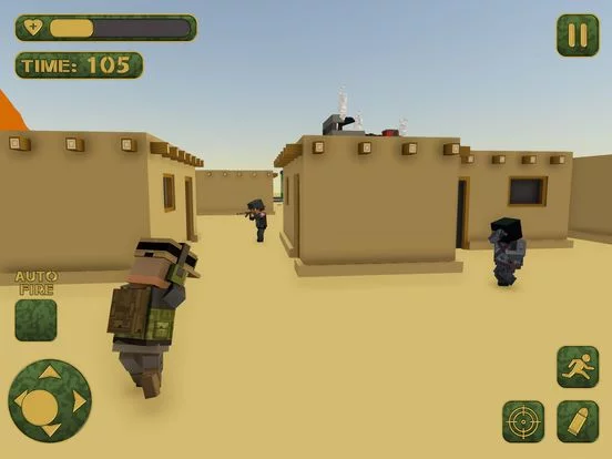 Изображение игры: Blocky Army Modern War Strike