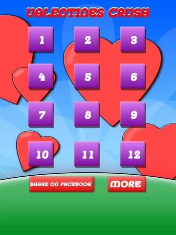 Изображение игры: Valentines Crush Match Three
