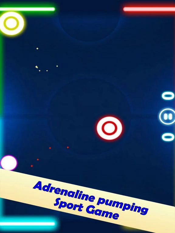 Изображение игры: Neon Air Hockey Play