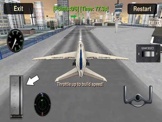 Изображение игры: Flight Simulator: City Air-port