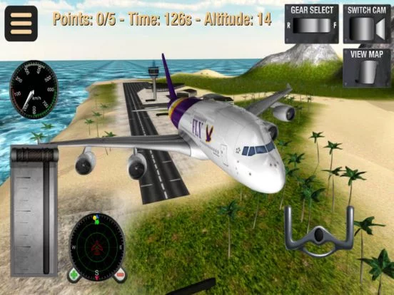 Изображение игры: Fly Plane: Flight Simulator 3D