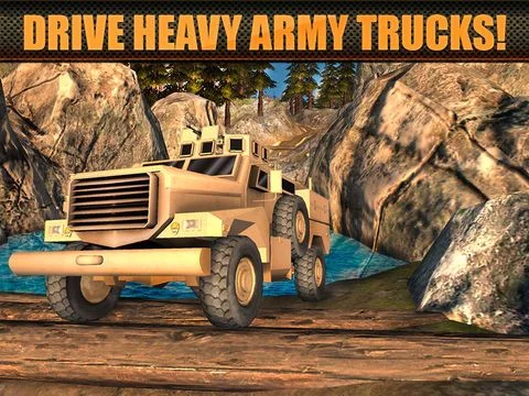 Изображение игры: Army Truck Offroad Driver 3D