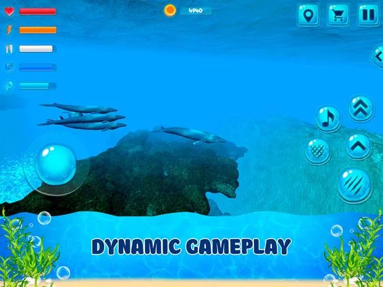 Изображение игры: Blue Whale Survival Simulator 3D