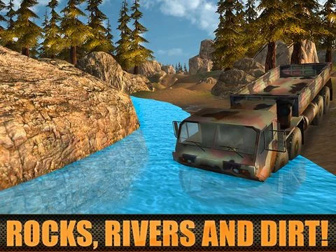 Изображение игры: Army Truck Offroad Driver 3D
