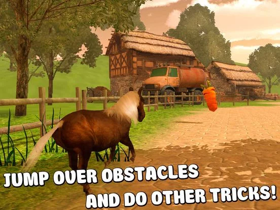 Изображение игры: Pony Horse Riding 3D