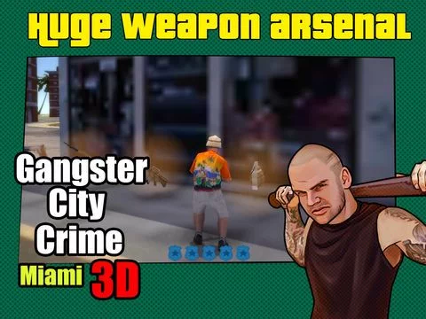 Изображение игры: Gangster City: Crime Miami 3D