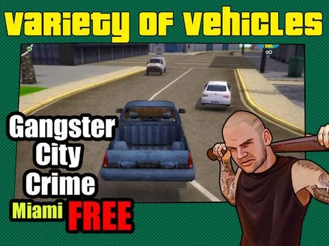 Изображение игры: Gangstar City Crime Miami FREE