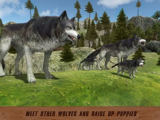 Изображение игры: Wild Wolf Quest: Survival Simulator