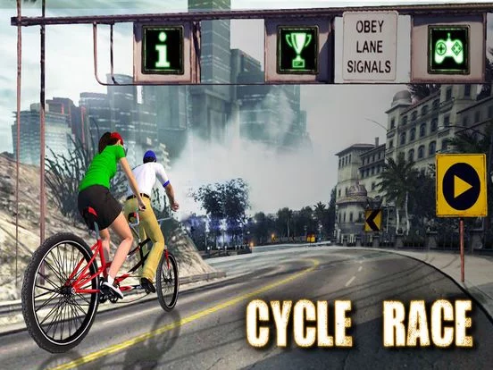 Изображение игры: Cycle Racing