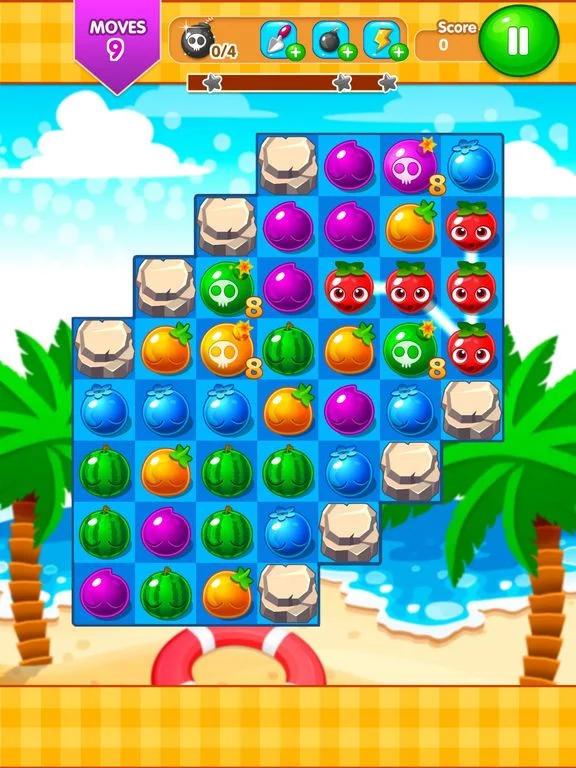 Изображение игры: Fruit Link: Blast Mania Game In Farm World 4 Kids