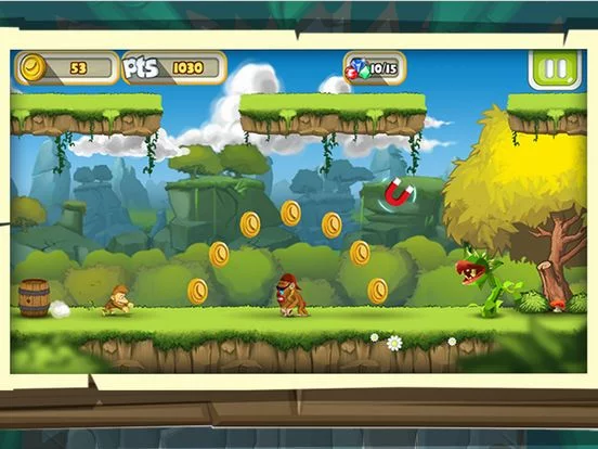 Изображение игры: Monkey Run: Fantastic Adventure Tale