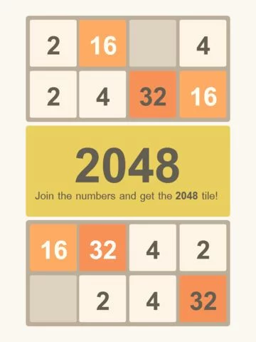 Изображение игры: 2048英文原版