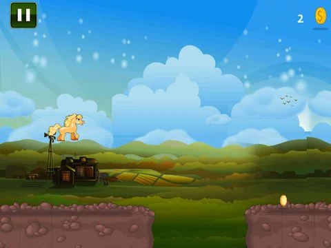 Изображение игры: A Baby Horse Run