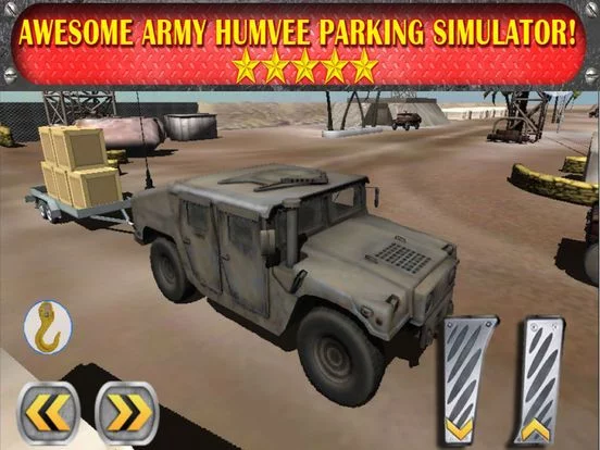 Изображение игры: Army Humvee 3D Parking Simulator - Realistic Car Driving Test