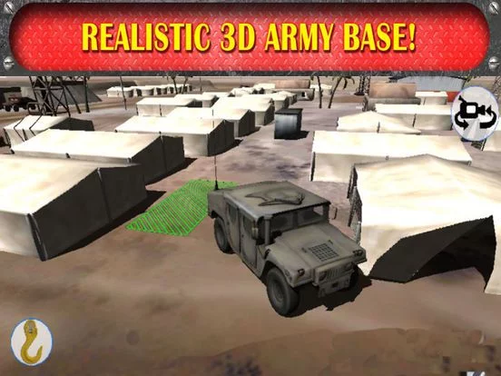 Изображение игры: Army Humvee 3D Parking Simulator - Realistic Car Driving Test
