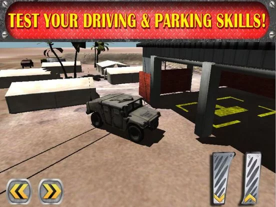 Изображение игры: Army Humvee 3D Parking Simulator - Realistic Car Driving Test