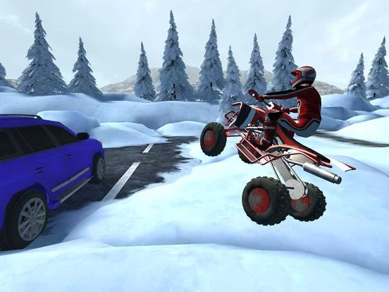 Изображение игры: ATV Quad Bike Snow Parking Simulator 2017