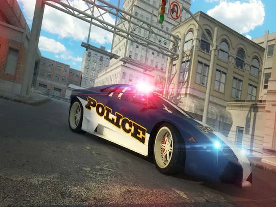 Изображение игры: Police Car Parking Simulator Game