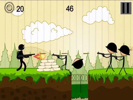 Изображение игры: A Stickman Shooter - Sniper Vs Shooting Assassin Soldiers