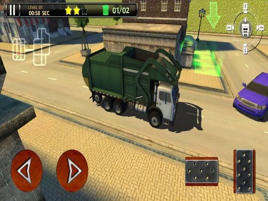 Изображение игры: Garbage Truck Parking Simulator 3D USA Street Race