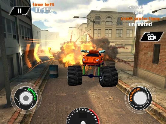 Изображение игры: 3D Monster Truck City Rampage - Extreme Car Crushing Destruction & Racing Simulator FREE
