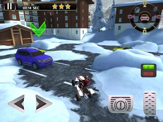 Изображение игры: ATV Quad Bike Snow Parking Simulator 2017