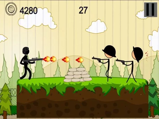 Изображение игры: A Stickman Shooter - Sniper Vs Shooting Assassin Soldiers