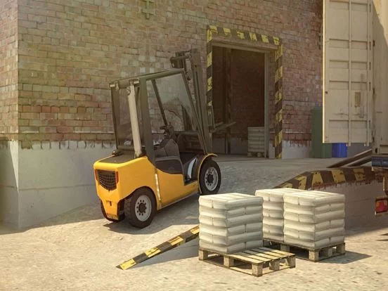 Изображение игры: 3D Forklift Parking Challenge Simulator 2017