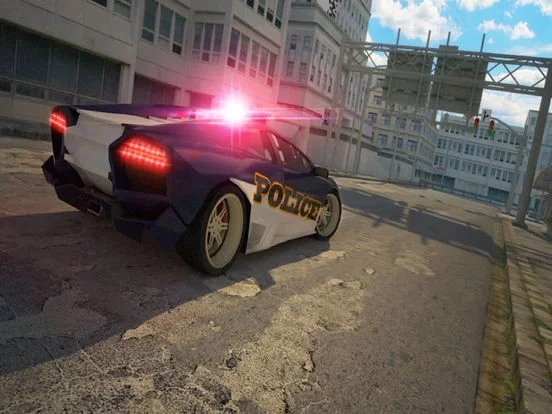 Изображение игры: Police Car Parking Simulator Game