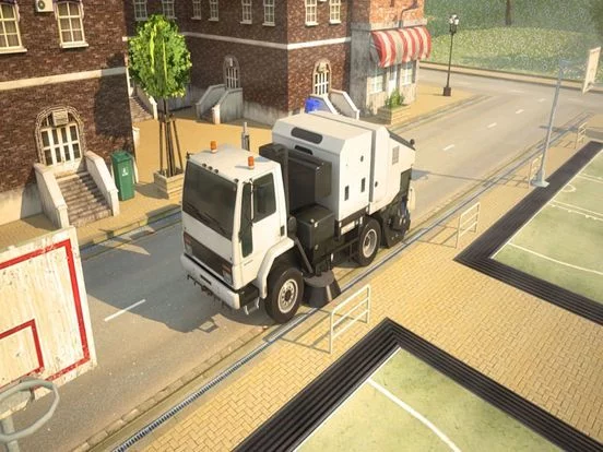 Изображение игры: Garbage Truck Parking Simulator 3D USA Street Race