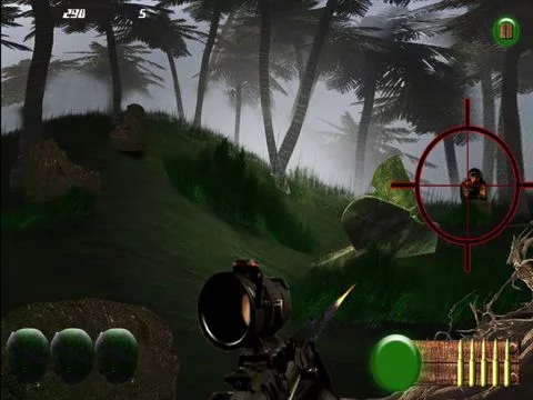 Изображение игры: A Jungle Warfare (17+) - Sniper Games For Free
