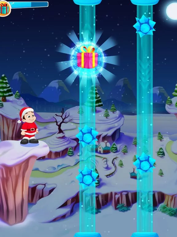 Изображение игры: Tiny Jumpy Santa - Tappy Fun