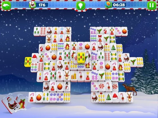 Изображение игры: Santa Mahjong Solitaire Pro
