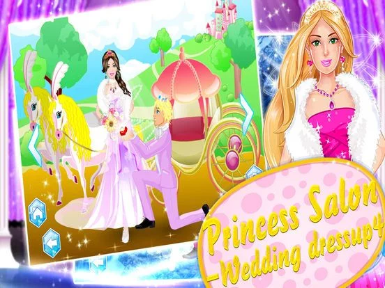 Изображение игры: Princess Salon-Wedding dressup4