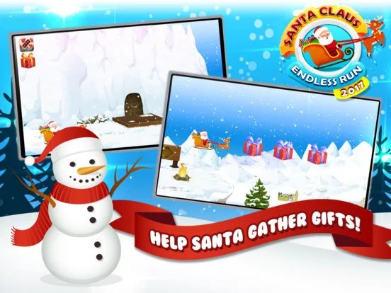 Изображение игры: Santa Claus Endless Run 2017