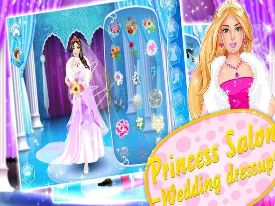Изображение игры: Princess Salon-Wedding dressup4